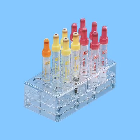 Portoir 18 trous pour tubes Ø 17 mm