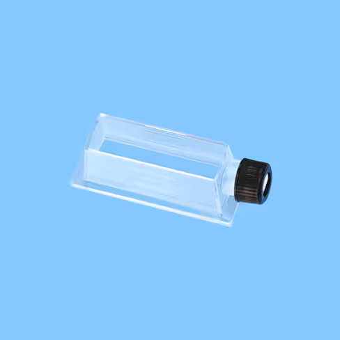 Flacon de culture sur lamelle verre 170 µ x 96