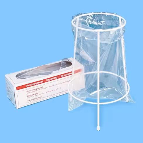 Support pour sac à déchets 200 x 300 ml