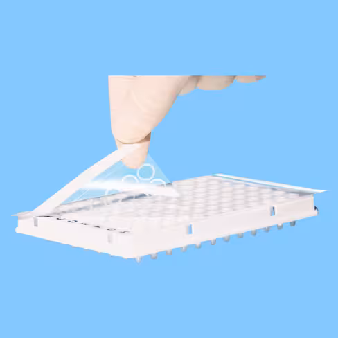 Film transparent polyolefin haute transparence pour microplaques DNAse-RNAse free x 100