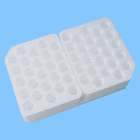 Boîte styropore pour 50 tubes Ø max 17 mm x 21