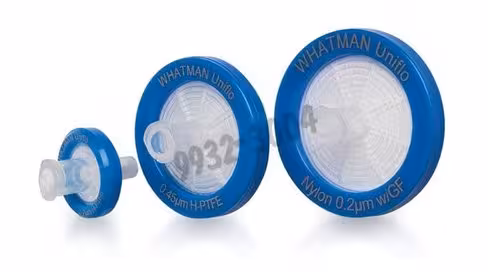 Filtre seringue Uniflo 30 mm 0.45µm H-PTFE avec préfiltre Whatman x 500