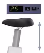 Ajustement électrique de la hauteur de selle ergoselect 4 /5