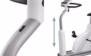 Ajustement électrique de la hauteur du guidon ergoselect 4/5