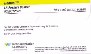 HemosIL LA Positive Control