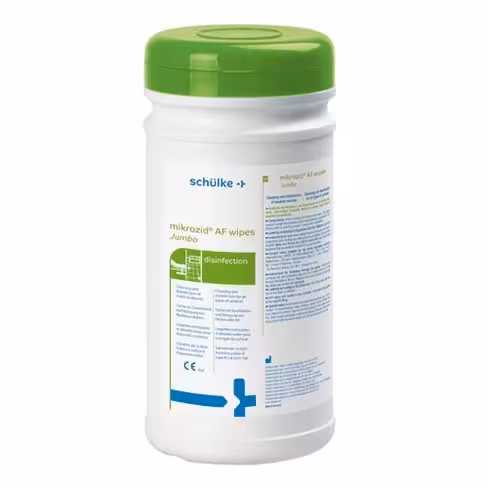 Lingettes désinfectantes MIKROZID AF, 20 x 27 cm, 60% d'alcool, en boîte x 200