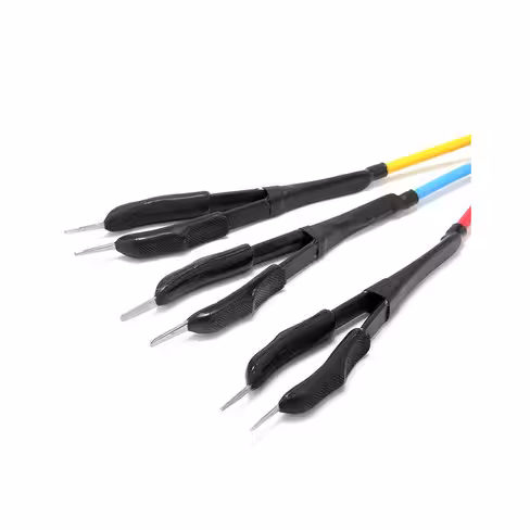 Pincette chauffante striée 1 mm - rouge achat