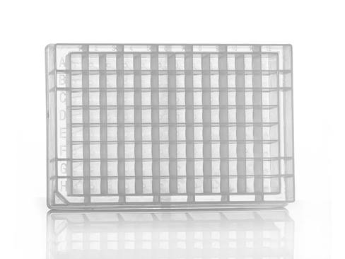 Plaque de stockage deep well 96 puits carrés 1,2 ml fond u x100