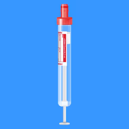 Tube de prélèvement S-Monovette® 8,4 ml cfDNA Exact, 100x15, bouchon rouge, étiquette papier x 80