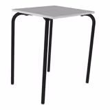 Table empilable Cary - 60 x 50 cm - taille 6 - lot de 4