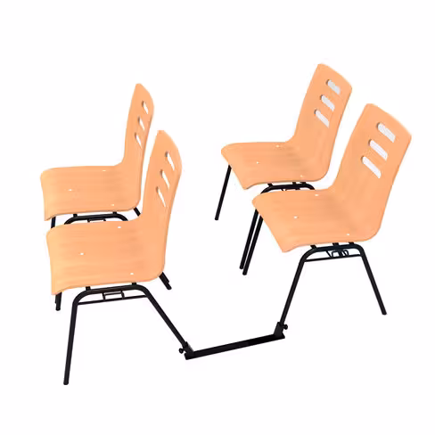 Barre de liaison pour chaises accrochables Alix - lot de 2