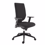 Fauteuil de bureau Tertio S - tissu gris anthracite 172 - roulette pour sol dur