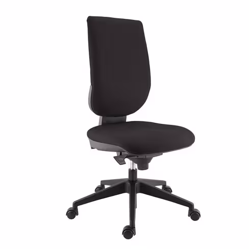Chaise de bureau Tertio S - tissu gris anthracite 172 - roulette pour sol dur