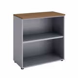 Bibliothèque ouverte mélaminé Léandre Manager - h. 87,8 x l. 86 cm - 1 tablette mélaminé