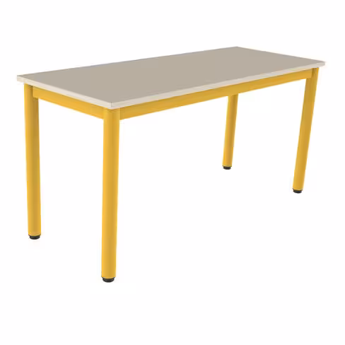 Table Carélie - 130 x 50 cm - stratifié - taille 4 - lot de 2