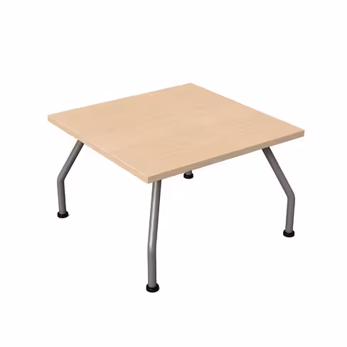 Table basse carrée Yola - mélaminé - l. 60 x h. 38 x pr. 60 cm