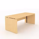 Bureau droit Amphitéo - l. 180 x pr. 80 cm