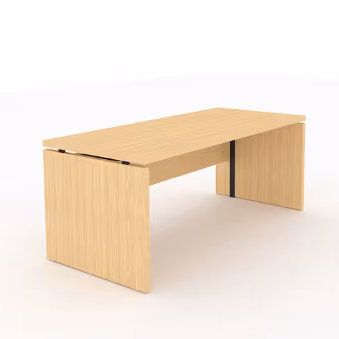 Bureau droit Amphitéo - l. 180 x pr. 80 cm