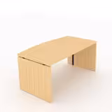 Bureau courbe Amphitéo - l. 160 x pr. 80-90 cm
