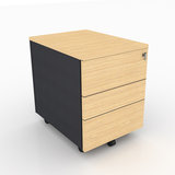 Caisson mobile Amphitéo - 3 tiroirs plats - avec coiffe