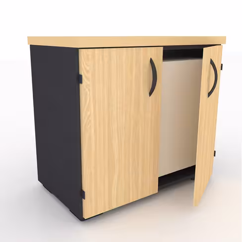 Meuble réfrigérateur Amphitéo - h. 80 x l. 47 cm - 2 portes battantes