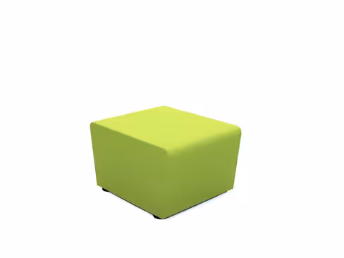 Pouf Mendi - textile enduit uni