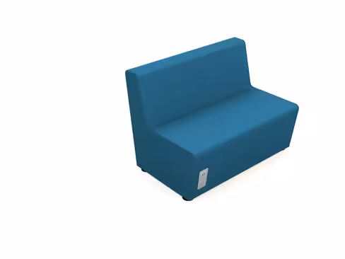 Banquette 2 places connectée Mendi - textile enduit grainé