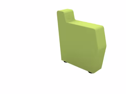 Accoudoir intermédiaire Mendi - textile enduit uni