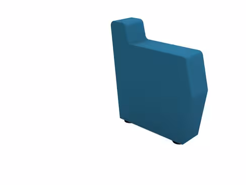 Accoudoir intermédiaire Mendi - textile enduit grainé