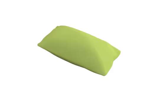 Coussin rectangulaire Mendi - 25 x 45 cm - textile enduit uni