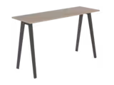 Table haute B Free - 180 x 60 cm - piétement métallique