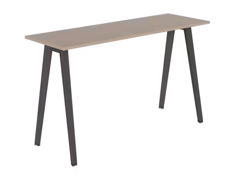 Table haute B Free - 180 x 60 cm - piétement métallique