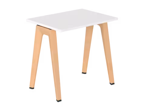 Table B Free - 80 x 60 cm - mélaminé - piétement bois