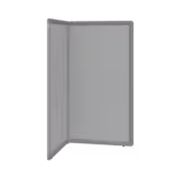 Cloison de séparation à 2 vantaux B Free - résille - l. 80 x p. 75 x h. 150 cm