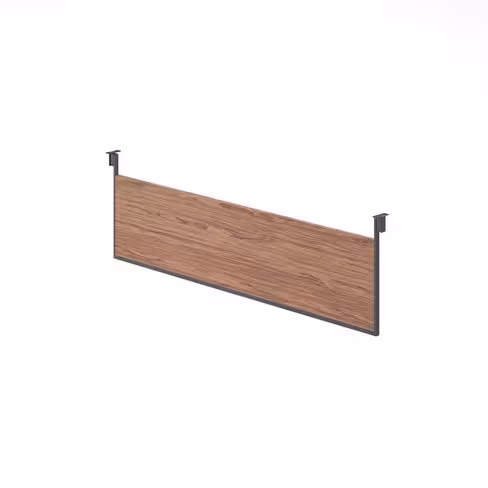 Voile de fond pour bureau X-Time Wood l. 180 cm - placage bois
