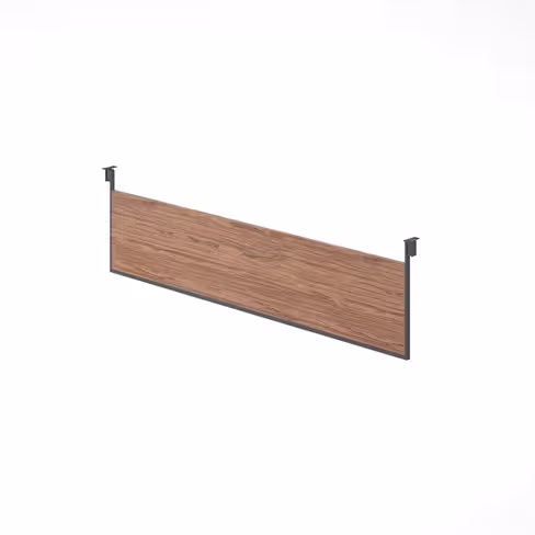 Voile de fond pour bureau X-Time Wood l. 200 cm - placage bois