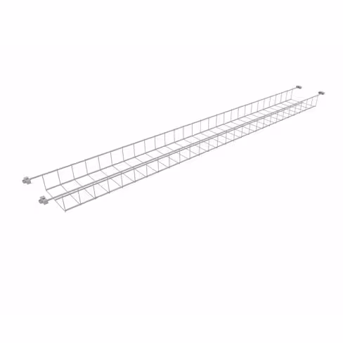Goulotte horizontale pour bureau X-Time Wood l. 160 cm