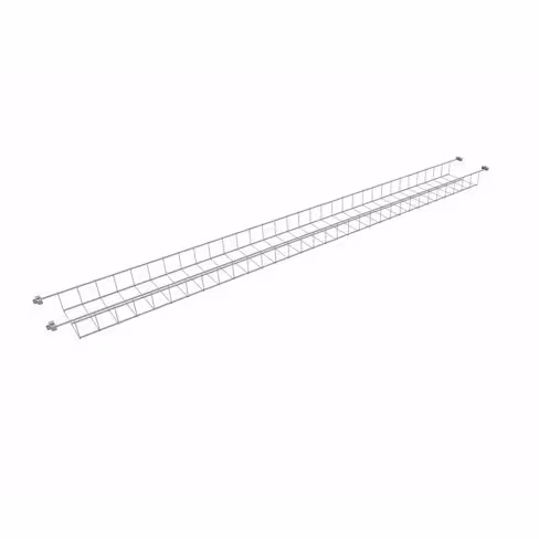 Goulotte horizontale pour bureau X-Time Wood l. 180 cm