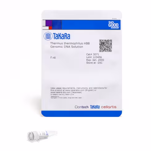 Adn génomique hautement purifié dérivé de la bactérie thermus thermophilus hb8 2 µg
