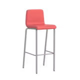 Tabouret haut B Free - textile enduit