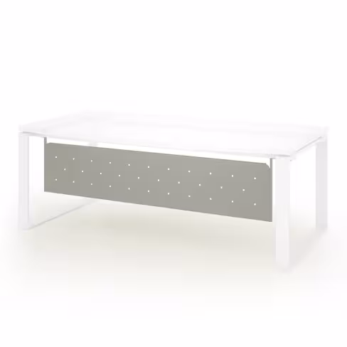 Voile de fond métallique pour bureau Léandre Manager l. 160 cm - pieds cadre