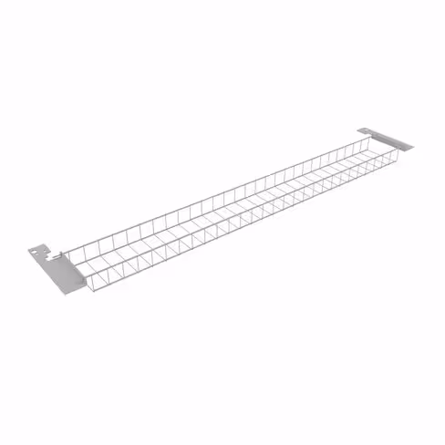 Grille passe-câbles Léandre Manager - pour bureau pieds cadre, mélaminé ou verre - l. 160 cm