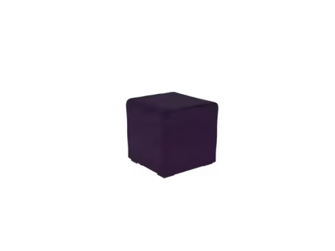 Pouf B Free - 42,50 x 42,50 cm - tissu S - sur roulettes