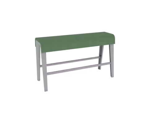 Siège poutre B Free - l. 120 x h. 72 cm - tissu S - piétement aluminium