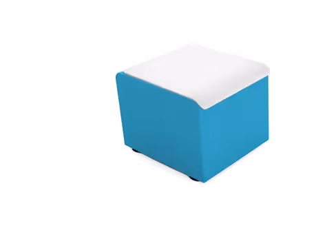 Table basse Mendi - tissu X et bois - plateau laqué blanc