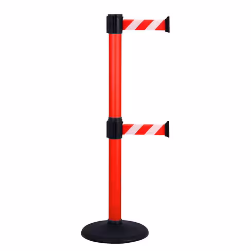 Poteau de guidage à double sangle - laqué - sangle 3 m