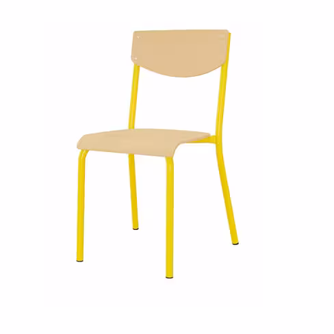Chaise 100 - jaune ducat - taille 6 - lot de 4