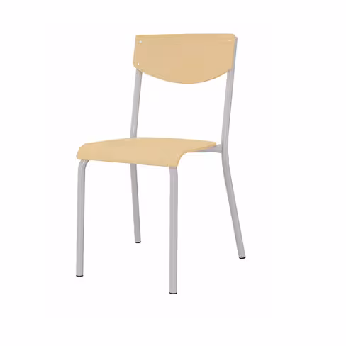 Chaise 100 - gris alu - taille 6 - lot de 4