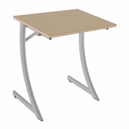 Table mobile 70 x 50 cm - chant alaisé - plateau stratifié