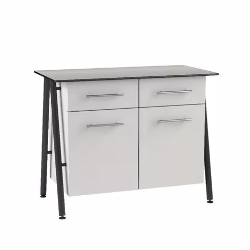 Buffet 2 portes et 2 tiroirs Ella - 106 x h. 92 x pr. 54 cm